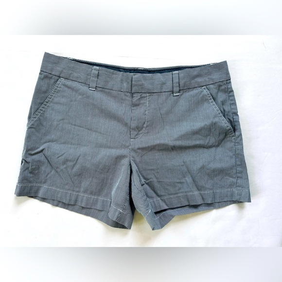 TOMMY HILFIGER Cotton Denim Pinstripe Shorts - Picture 1 of 5